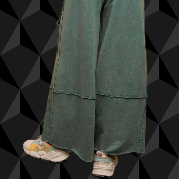 easel Pants & Jumpsuits Easel Feeling Good Cargo Mineral Washed